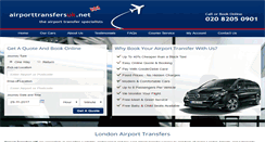 Desktop Screenshot of airporttransfersuk.net